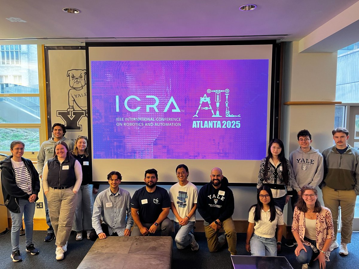 We hosted an ICRA 2025 satellite event at Yale! Big thanks to everyone who joined us for robotics talks and community 🦾🤖 #ICRA2025