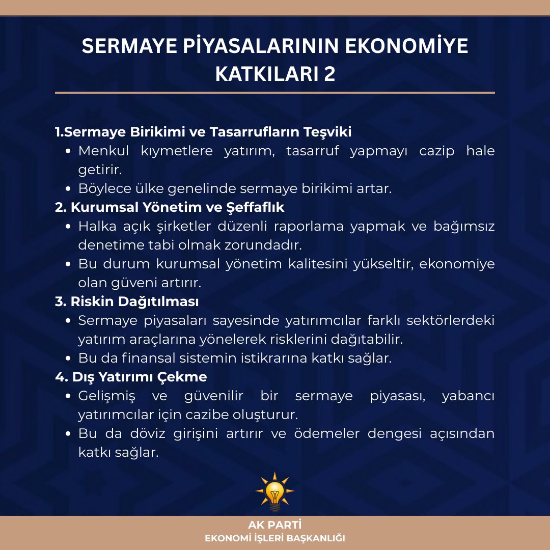 AK Parti Ekonomi İşleri Başkanlığı (@ekonomiisleri) on Twitter photo 