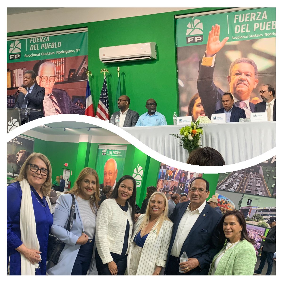 Perezamiris's tweet photo. @LeonelFernandez visita con una distinguida comisión a la circ. 1 del Exterior con mira a seguir fortaleciendo al Partido Fuerza del Pueblo. La asamblea contó con la presencia de altos dirigentes de toda la circ 1.  El futuro huele a éxito!! 
@FPNewJersey_ @fmujerdelpueblo https://t.co/nCjzHfDx87