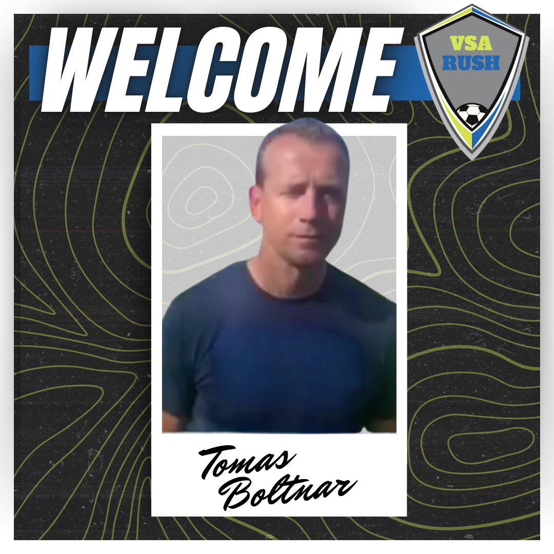 Excited to announce Tomas Boltnar to the VSA Rush staff! 

Tomas has an extensive soccer background both as a player and coach. He will be coaching the 2011 &amp; 2009 Boys ECNL teams.

#VSARush