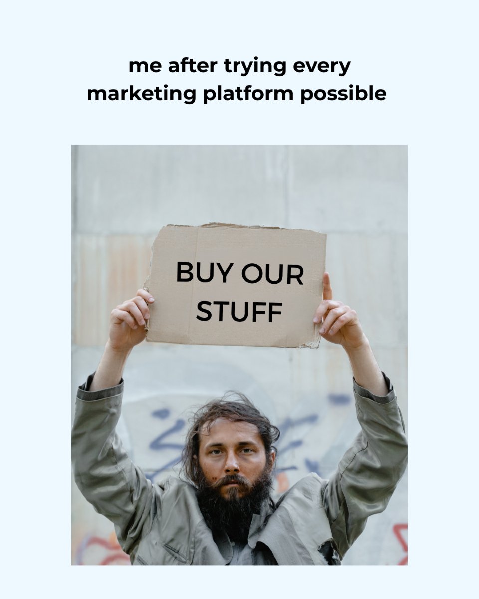 alpha_social_'s tweet photo. We're tired y'all, just give us a call if you need something 🫠 #socialmediameme #digitalmarketing https://t.co/rY0Fwx8a8A