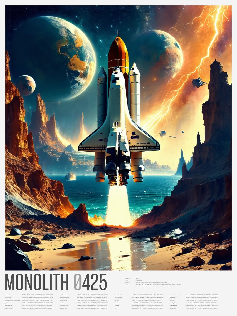 🆕 Monolith #425
mnlth.ai/token/425