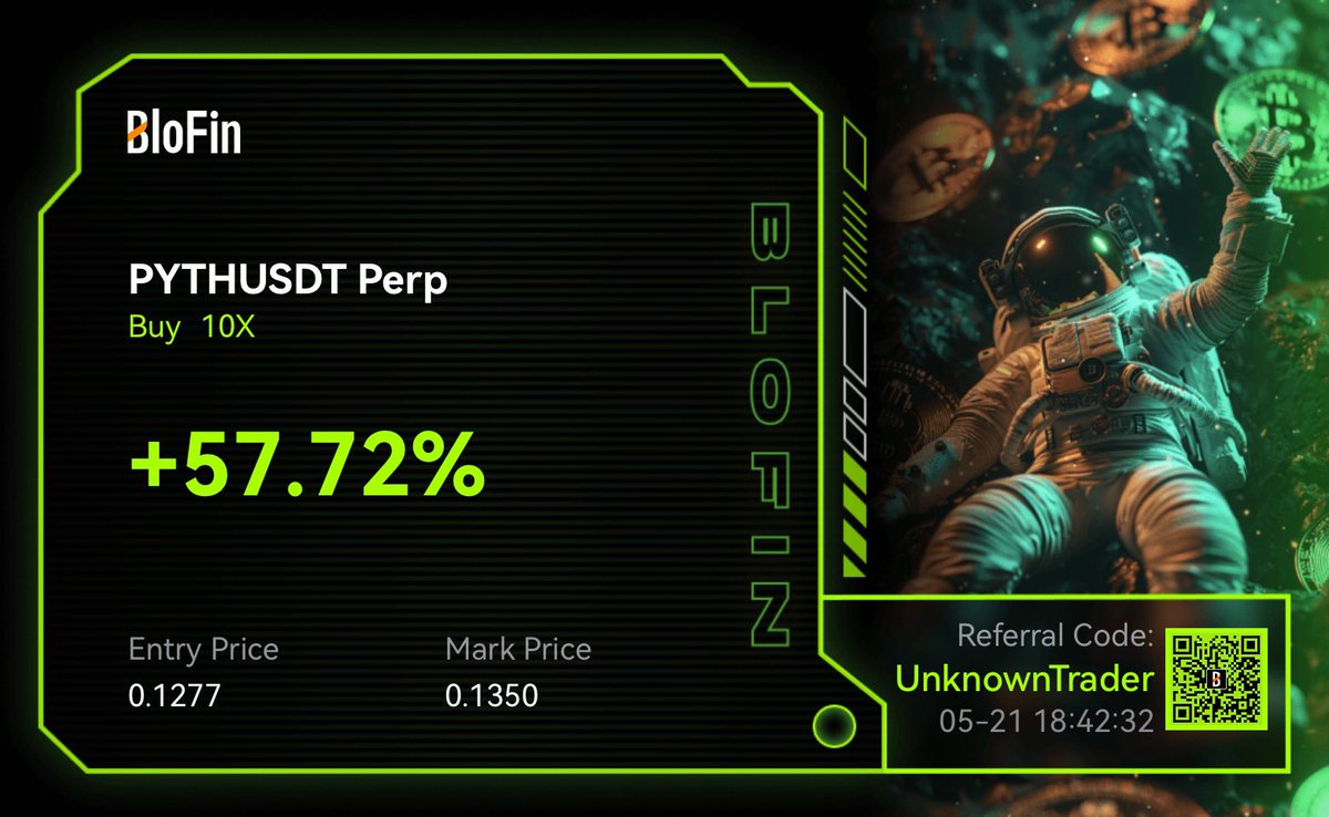 Learnernoearner's tweet photo. $PYTH TP1 smashed🔥 https://t.co/VyA7TUiwZR