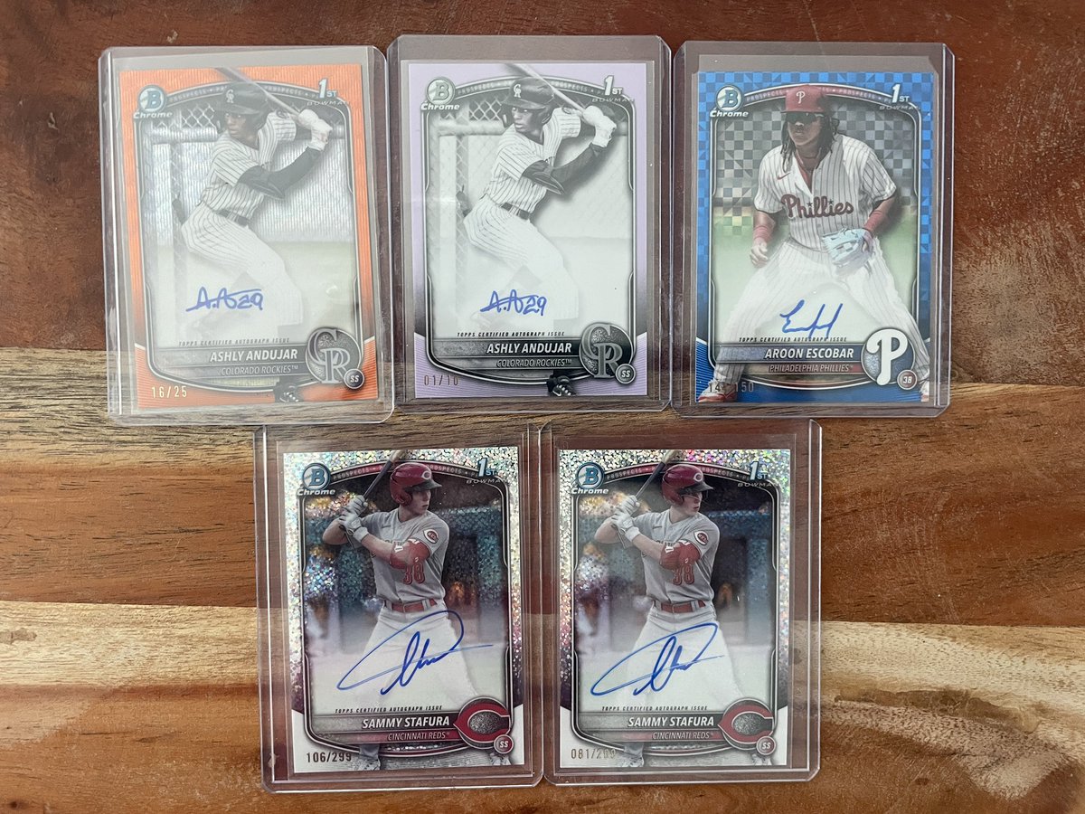 MapleLeafRips's tweet photo. #Bowman deliveries today https://t.co/isfu1km5vf