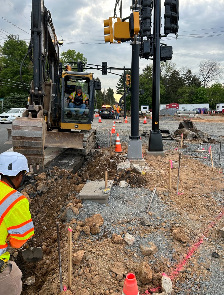 Project update for Montgomery Promenade! Construction continues on CR-518 and SR-206 as we work to accommodate better traffic flow to handle the existing and new traffic patterns. Multiple buildings are now in phase of vertical construction with anticipated spring 2026 openings.