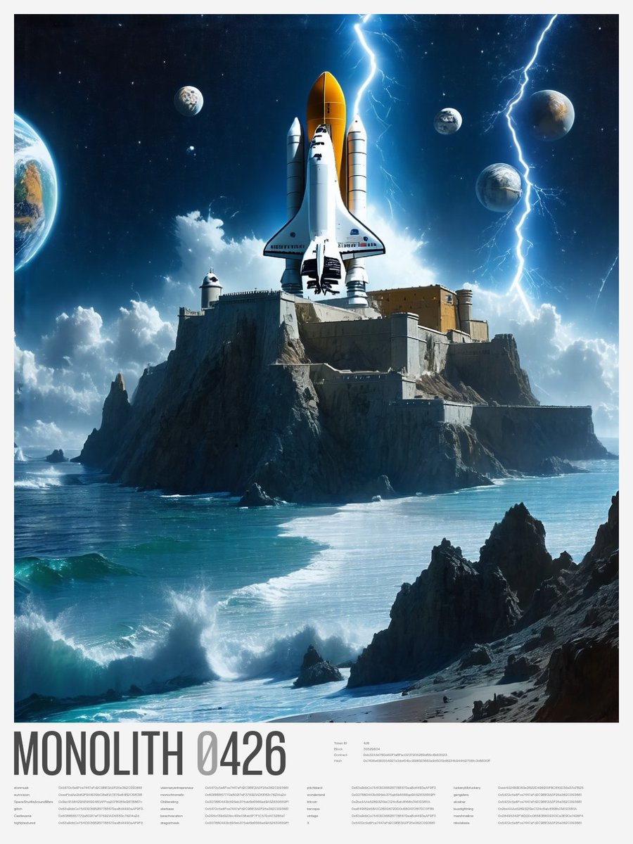 🆕 Monolith #426
mnlth.ai/token/426