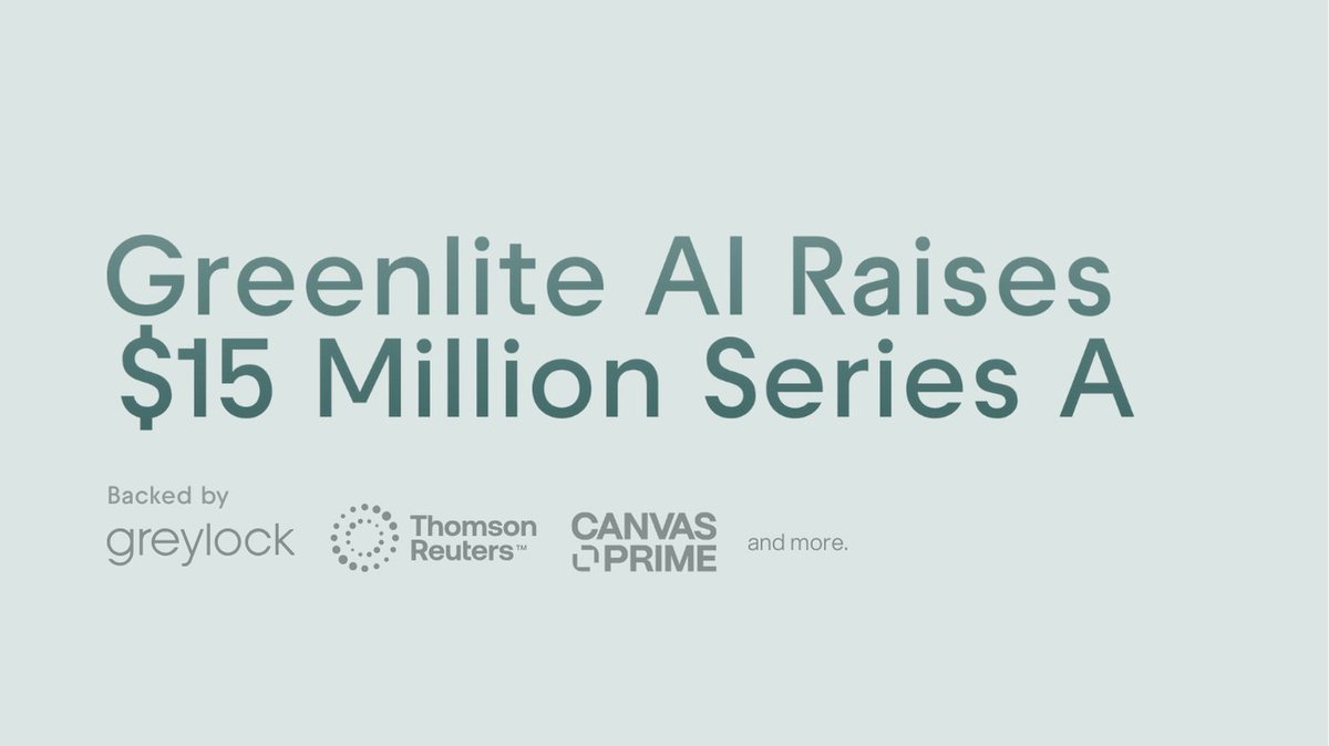 Congratulations to the team <a href="/greenliteai/">Greenlite</a> on their $15M Series A!

Greenlite's AI agents automate mission-critical work for banks &amp; top fintechs like Ramp, Mercury &amp; Gusto.

greenlite.ai/blog/greenlite…