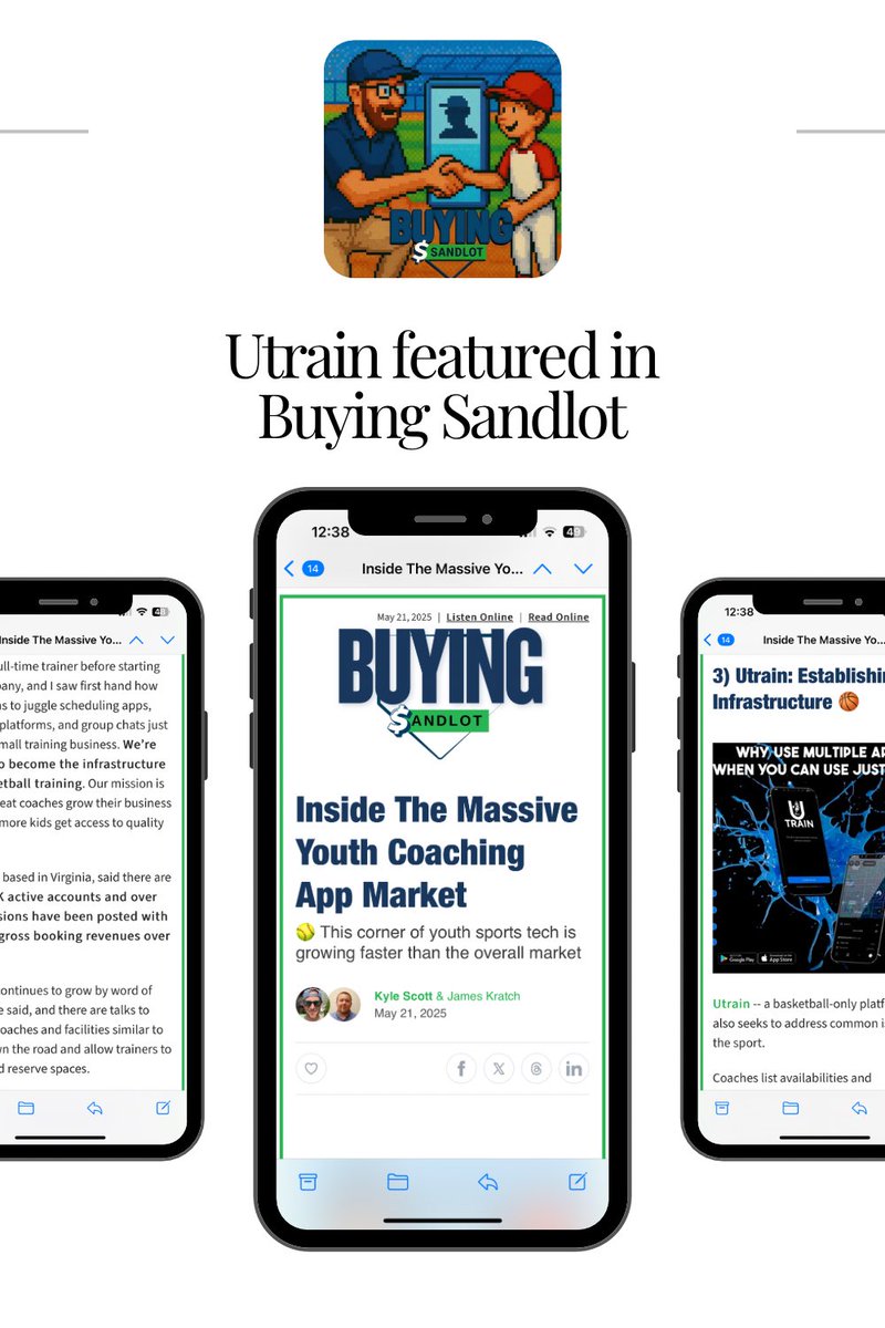 daniel_ginsberg's tweet photo. Utrain Featured in Buying Sandlot Massive Youth Sports Market 📈@BuyingSandlot @UtrainApp @KyleScottL 

https://t.co/si5QNBHRMX https://t.co/baB7d8zkKH