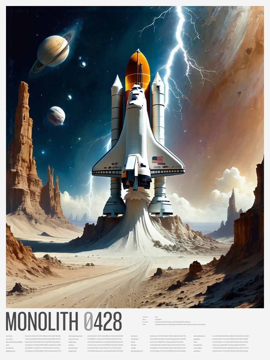 🆕 Monolith #428
mnlth.ai/token/428