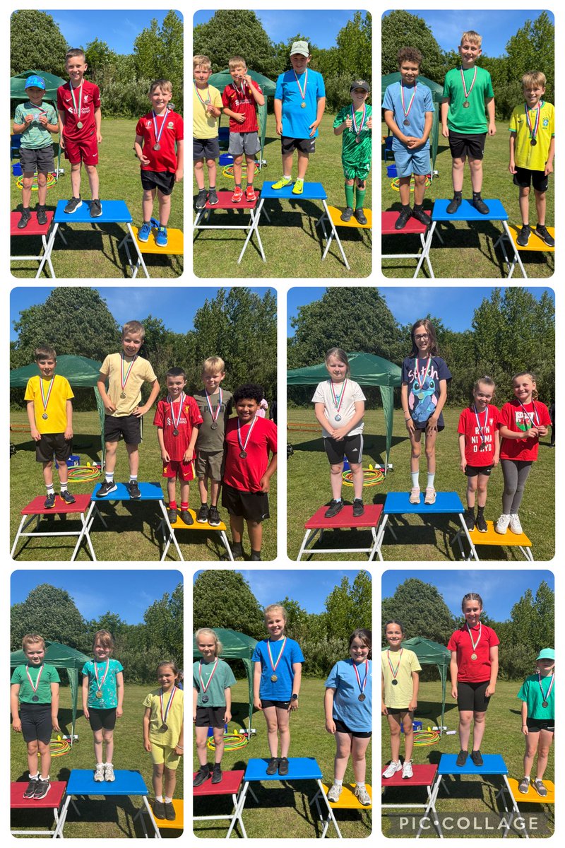 1af, 2il a 3ydd yn y cystadlaethau maes.
Overall field events podium finishers.
🥈🥇🥉