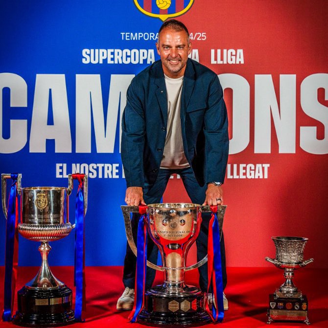 🚨 Official, confirmed. Hansi Flick signs new deal at Barcelona until June 2027! 🏆