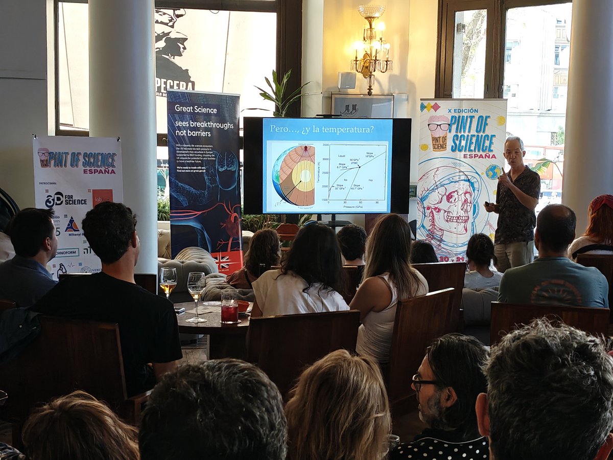 Laurent Ladépêche, PhD (@lauladep) on Twitter photo Tercer y último día de <a href="/pintofscienceES/">Pint of Science ES</a> , hoy desde <a href="/cbamadrid/">Círculo de Bellas Artes - Casa Europa</a> y con charlas organizadas en una nueva gran colaboración con la <a href="/ukinspain/">UK in Spain</a> ! Hoy se hablará de Manto terrestre, alimento para el cerebro e idioma de moléculas!
#pint25
#pint25es Tercer y último día de <a href="/pintofscienceES/">Pint of Science ES</a> , hoy desde <a href="/cbamadrid/">Círculo de Bellas Artes - Casa Europa</a> y con charlas organizadas en una nueva gran colaboración con la <a href="/ukinspain/">UK in Spain</a> ! Hoy se hablará de Manto terrestre, alimento para el cerebro e idioma de moléculas!
#pint25
#pint25es