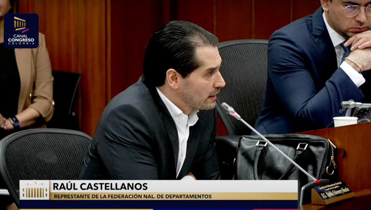 FNDCol's tweet photo. Nuestro subdirector de fortalecimiento territorial, @RaulDCastellano, participó en la Comisión Especial de Ordenamiento Territorial del @SenadoGovCo, que tiene como propósito evaluar la ejecución del Acto Legislativo #03 del 27 de diciembre de 2024, así como definir su sostenibilidad fiscal y articularla con las políticas de ordenamiento territorial y la implementación de la #LeyDeCompetencias.