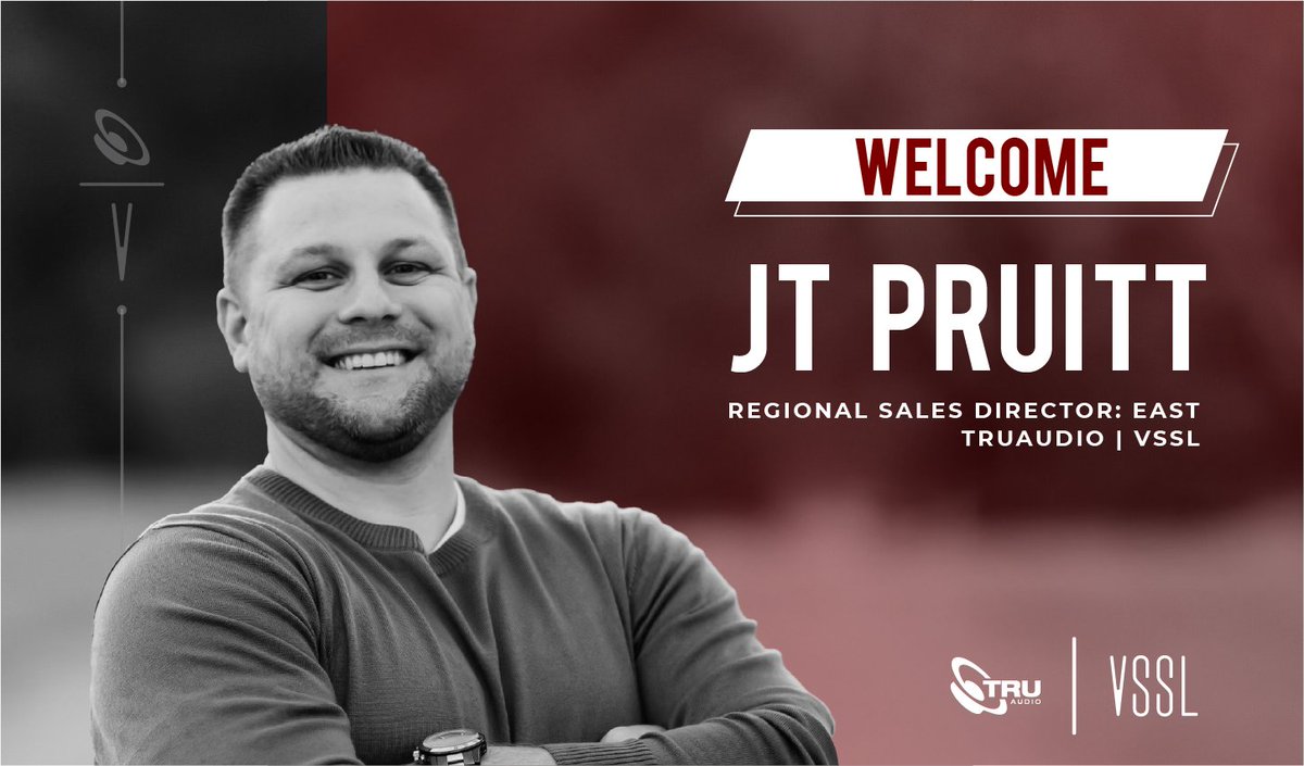 We’re thrilled to welcome JT Pruitt to the team as our new Eastern Regional Sales Director for TruAudio and @vsslaudio!

We’re excited for what’s ahead—and even more excited to have JT helping lead the charge. Welcome to the family, JT! 🔊