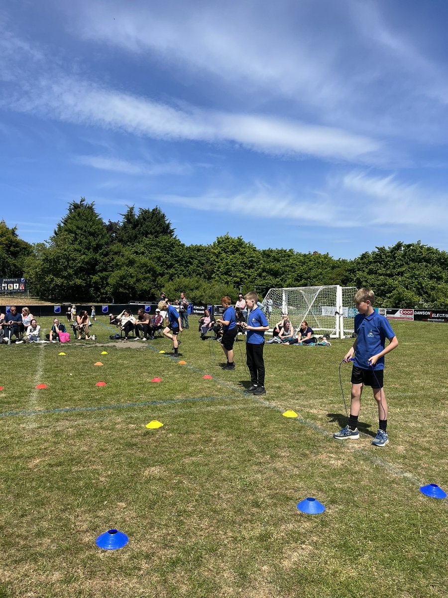 HooberClass1's tweet photo. We’ve had a wonderful afternoon for sports day today! Every single child showed incredible resilience and sportsmanship towards their team, quite literally ‘picking them up when they fell’. Well done Year 6, you made us very proud 👏🎉 #ElsecarPE https://t.co/uEiwXHg5vz