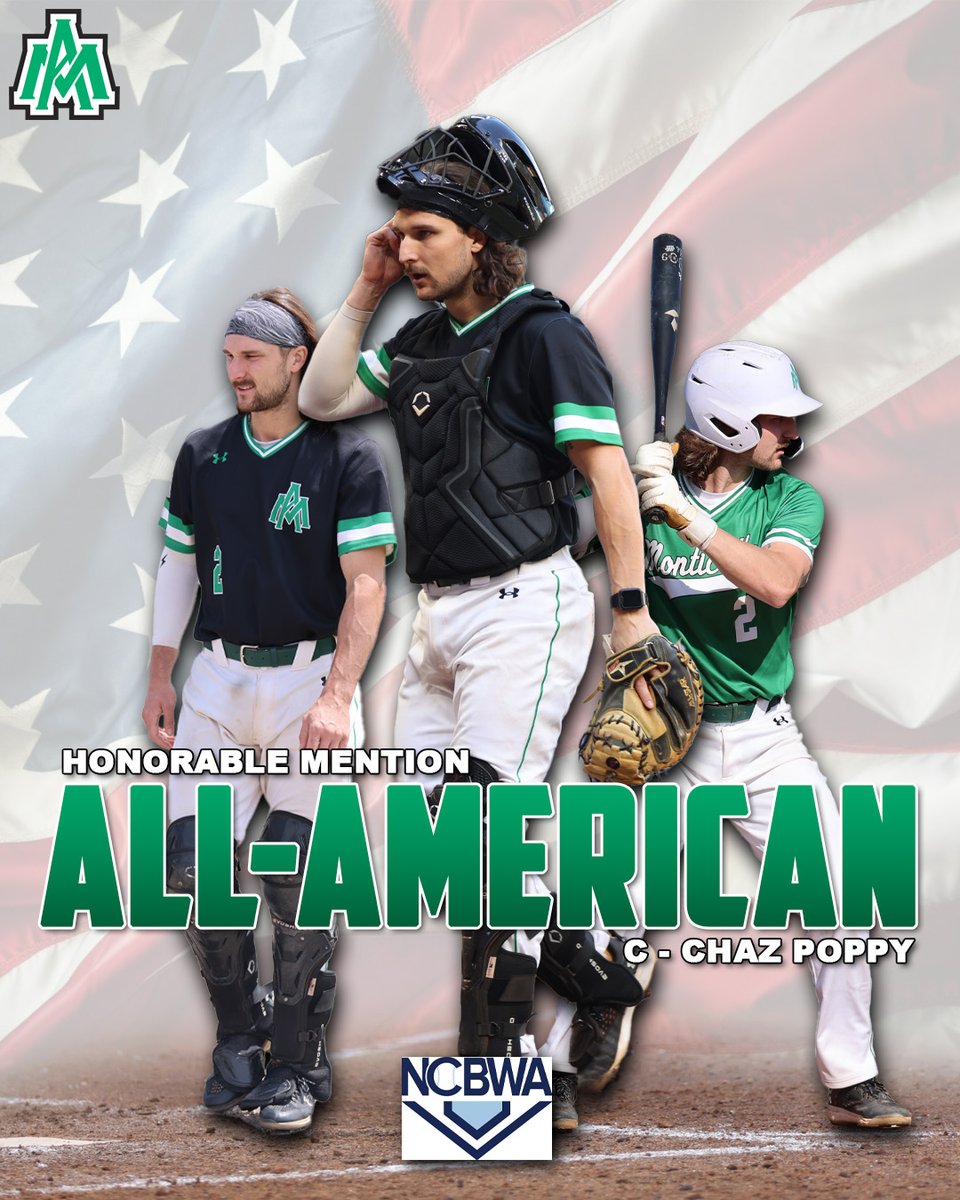 𝐀𝐋𝐋 𝐀𝐌𝐄𝐑𝐈𝐂𝐀𝐍 🇺🇸

Congratulations to Chaz Poppy for his <a href="/NCBWA/">NCBWA</a> All-American Honorable Mention nod!

✅ NCBWA First Team All-Region
✅ D2CCA First Team All-Region
✅ First Team All-GAC
✅ GAC All-Defensive Team
✅ GAC All-Tournament Team

#WeevilNation
