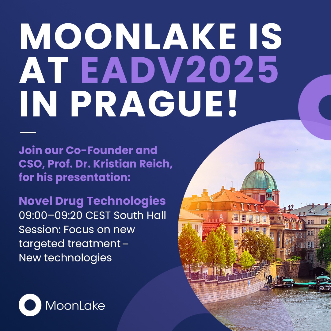 For #Media #Investors:
Meet us at #EADVSymposium in Prague!
🗓️ 23 May | 09:00-09:20 CEST
📢 Novel Drug Technologies
🎙️ Prof. Dr. Kristian Reich
We look forward to seeing you there!
#MLTX #IL17F #HS #PsA #Dermatology #Nanobody®