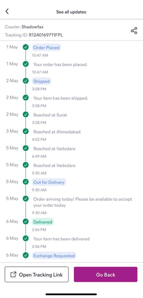 Brijeshsaparia's tweet photo. cancelled from our end. What is this new fraud you all have been upto and harassing customers. Address this issue or else will drag you to consumer court.

@Meesho_Official @jagograhakjago https://t.co/ITI9dYN1Eo
