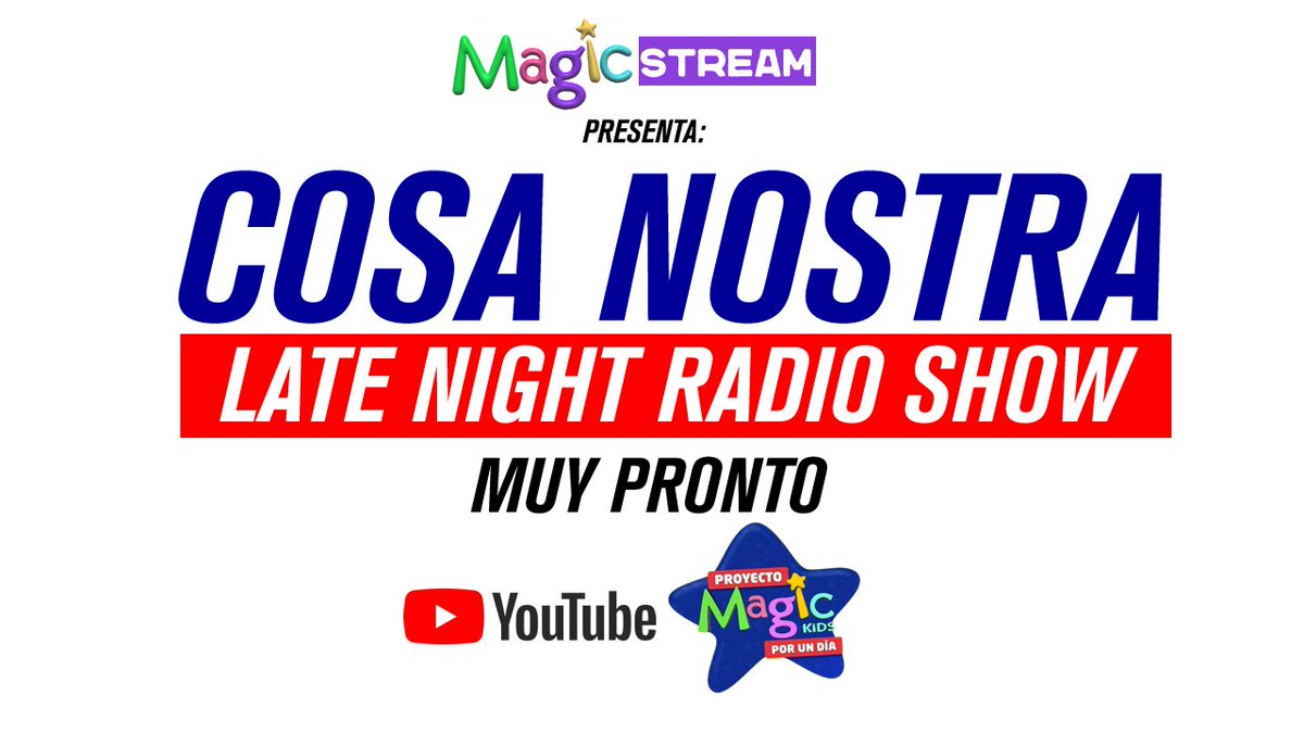 santienlaradio's tweet photo. Así la cosa, señores. Muy pronto en el stream de #MagicKids 

https://t.co/GwfN9XIpP0 https://t.co/ffbqwQthWb