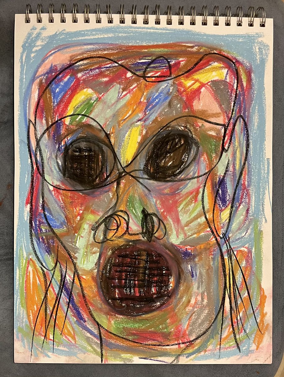 🇩🇴drlemny.eth (Dorje Gyatso) (@lem__ny) on Twitter photo <a href="/A_Magic_Forest/">MarcelloArt</a> I call this “the break up”
Pastels on paper 9” x 12”
Art is a way for me to process impermanent emotions/thoughts/perceptions & metabolize them outside of my psyche, so that they can be released and not malignantly fester inside..
Thanks for the space to share <a href="/A_Magic_Forest/">MarcelloArt</a> <a href="/A_Magic_Forest/">MarcelloArt</a> I call this “the break up”
Pastels on paper 9” x 12”
Art is a way for me to process impermanent emotions/thoughts/perceptions & metabolize them outside of my psyche, so that they can be released and not malignantly fester inside..
Thanks for the space to share <a href="/A_Magic_Forest/">MarcelloArt</a>