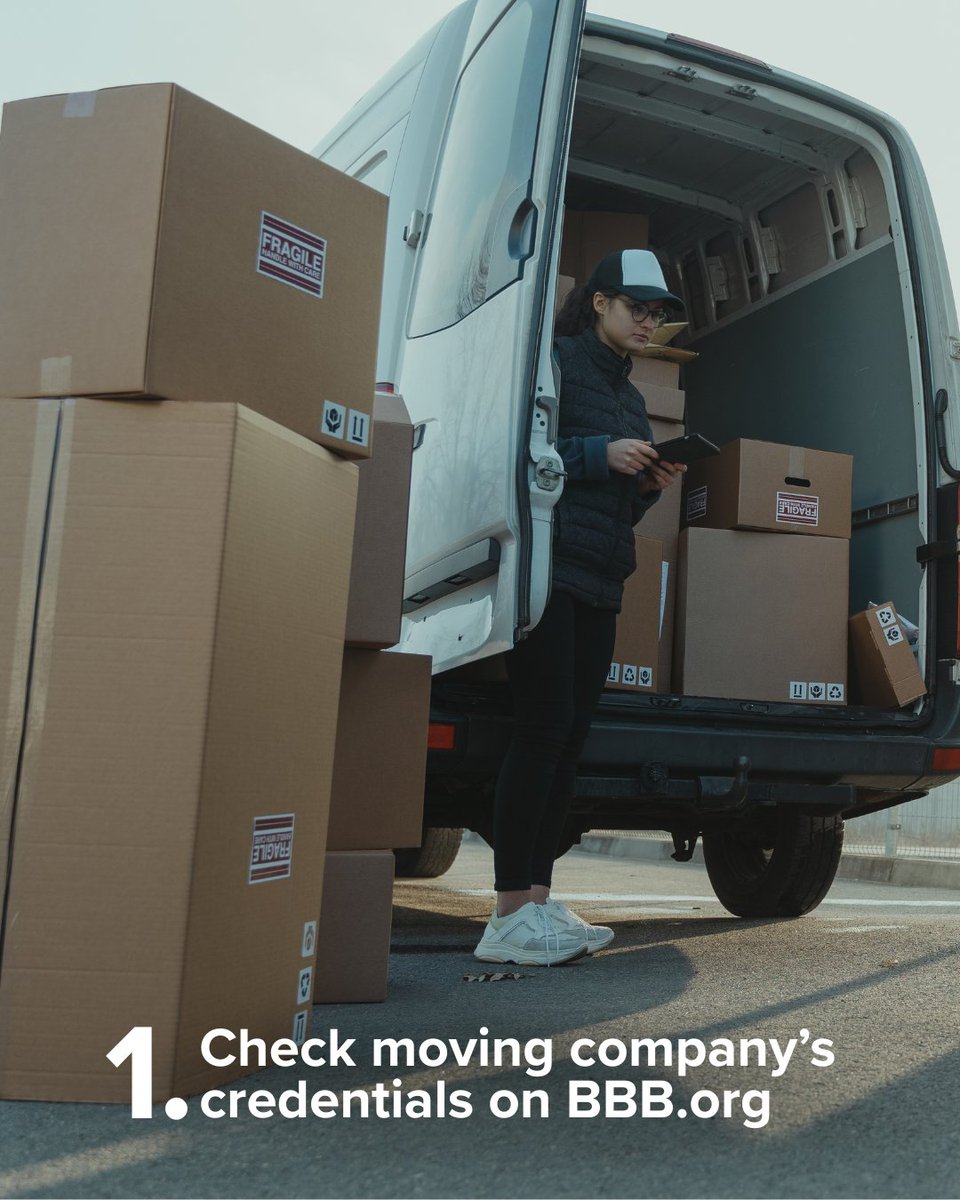 BBBGWP's tweet image. Moving soon? Click the pictures below for 3 BBB tips to help you move with confidence. 

#MovingTips #ProtectYourMove #ConsumerTips #SmartMoves