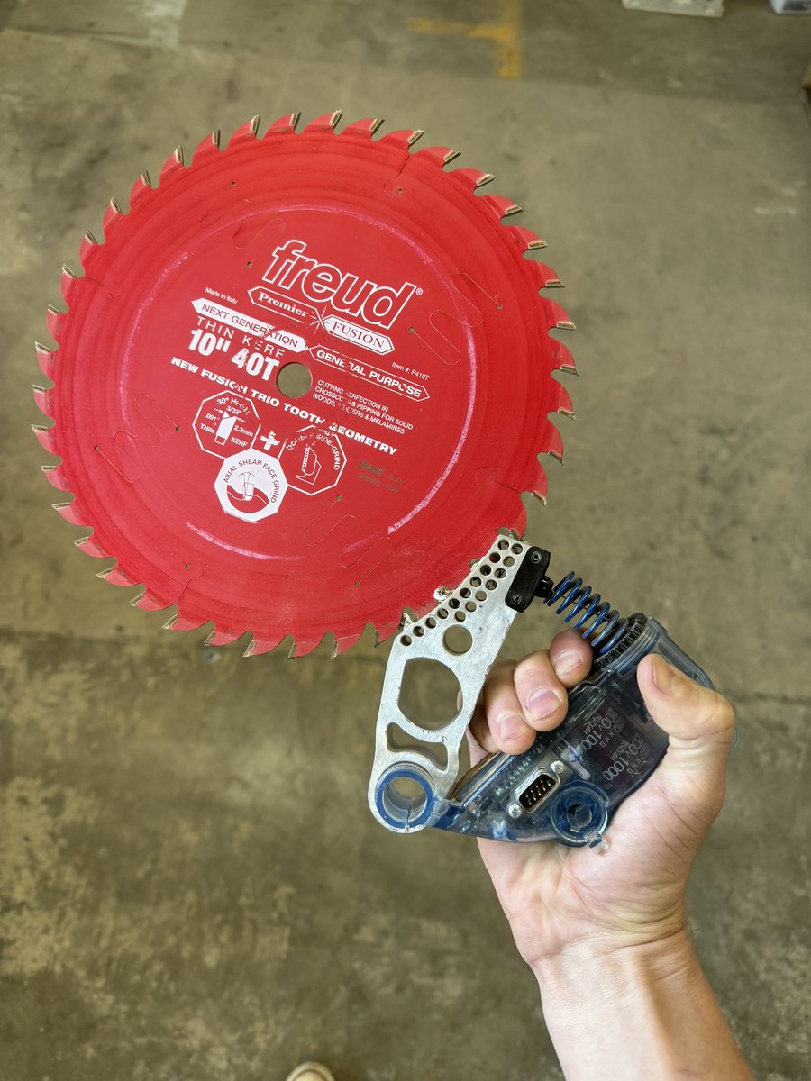 This <a href="/SawStop/">sawstop</a> blade triggered when cutting thru plastic. Any ideas why?