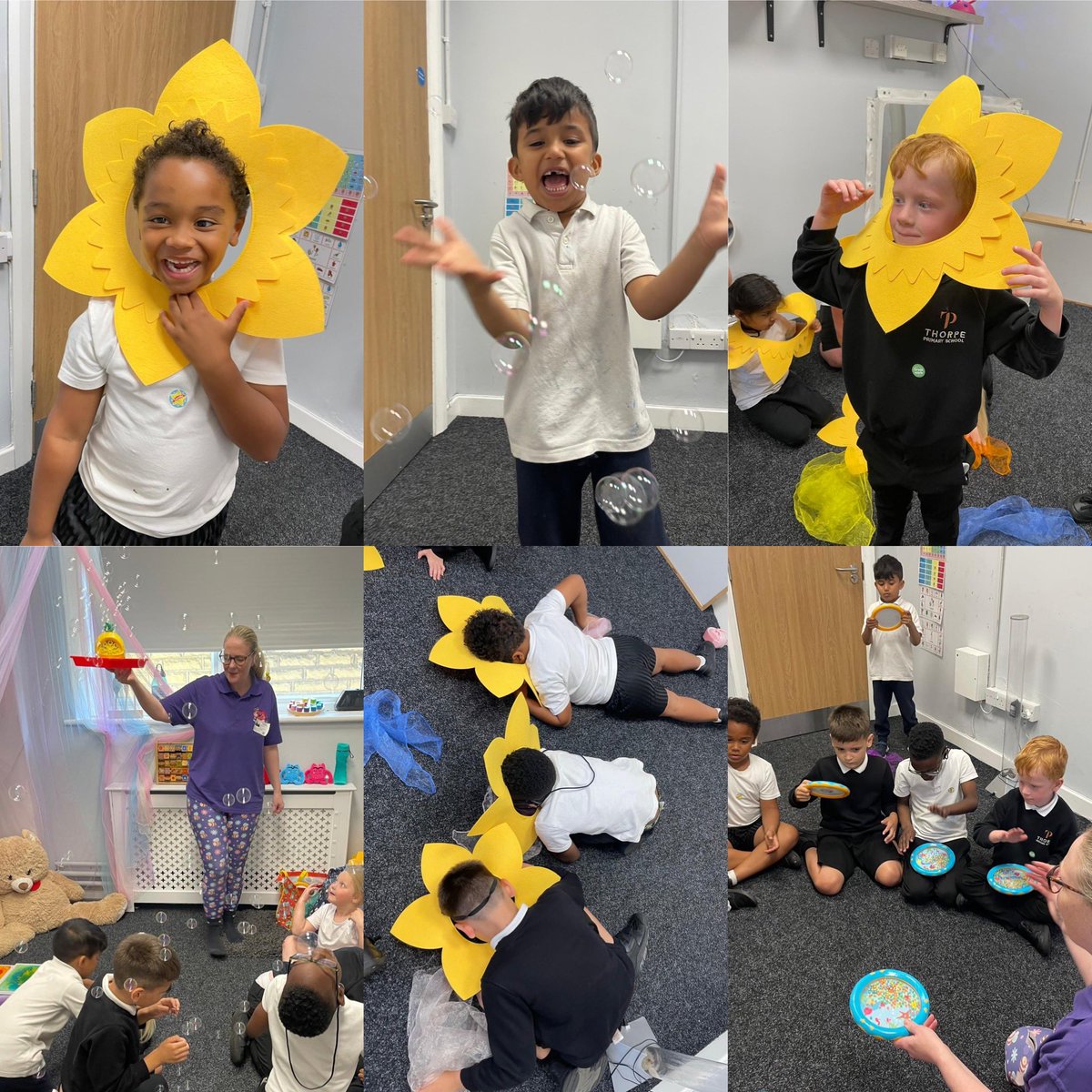 ThorpeBradford's tweet image. Our Nurture Moo Music workshop was great success. The children experience spring! They spotted signs of the season, popped bubble "rain," grew from tiny seeds to tall plants, and sang a spring weather song with ocean drums! #MooMusic #SpringVibes #EarlyYears @CATAcademyTrust