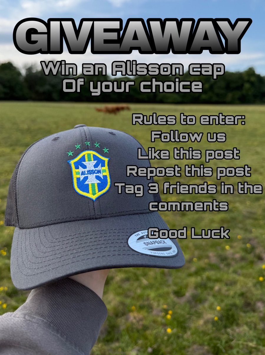 spioncaps's tweet photo. Giveaway time!

Rules to enter:
Follow us 
Like this post
Repost this post
Tag 3 friends in the comments

Good Luck
Winner will be drawn at 250 followers on Instagram 🙌🏻

#AlissonBecker
#LiverpoolFC
#YNWA
#Anfield
#LFC
#LFCFamily
#LFCFans
#PremierLeague
#Goalkeeper
#Alisson https://t.co/FQh34E267D
