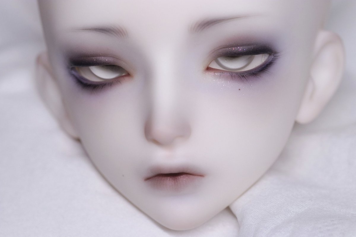 blackjelly_'s tweet photo. #bjd #bjddoll #bjdfaceup #bjdmakeup https://t.co/lTUwwGSlO3