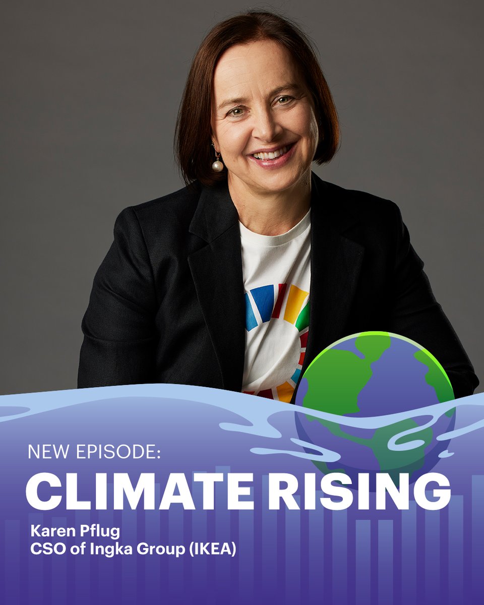 Mike Toffel (@miketoffel) on Twitter photo A new <a href="/Harvard/">Harvard University</a> #ClimateRising podcast episode: Karen Pflug of @IKEAGlobal joins me to share how #IKEA is embracing #CircularEconomy via product design, repair, reuse, and mattress recycling to promote affordability & sustainability.
Listen now: link.chtbl.com/87va4HDh
<a href="/HBSBEI/">HBS Environment</a> A new <a href="/Harvard/">Harvard University</a> #ClimateRising podcast episode: Karen Pflug of @IKEAGlobal joins me to share how #IKEA is embracing #CircularEconomy via product design, repair, reuse, and mattress recycling to promote affordability & sustainability.
Listen now: link.chtbl.com/87va4HDh
<a href="/HBSBEI/">HBS Environment</a>