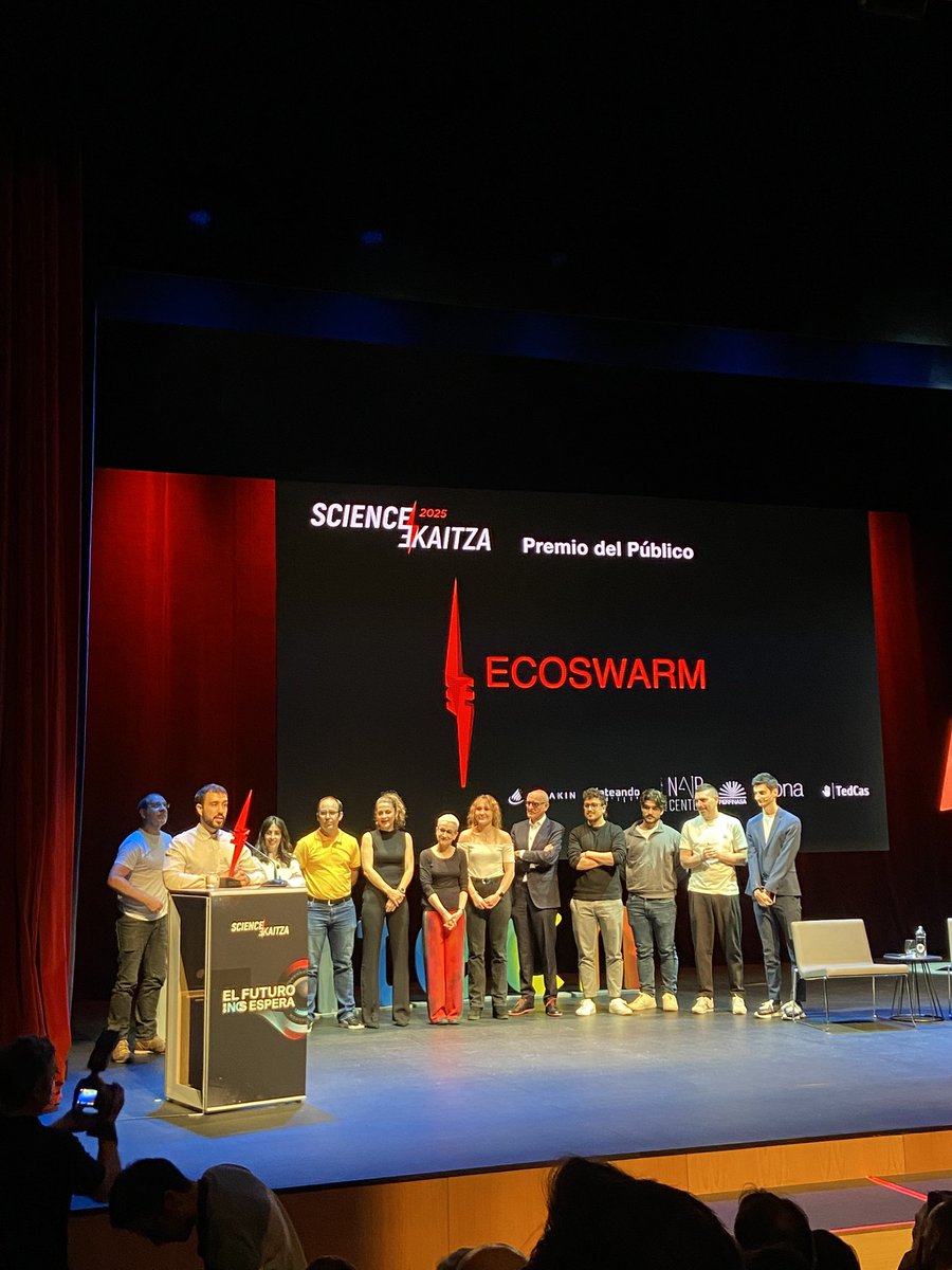 ADItech - Coordinador Sistema Navarro de I+D+i (@aditech) on Twitter photo <a href="/gob_na/">Gobierno de Navarra</a> <a href="/Armeteo/">Arnaitz Fernández</a> <a href="/MartaMachoS/">Marta Macho Stadler</a> <a href="/CentroStirling/">Centro Stirling</a> <a href="/CIMA_unav/">Cima Universidad de Navarra</a> <a href="/UNavarra/">UPNA - Universidad</a> <a href="/XavierMarcet/">Xavier Marcet</a> <a href="/ingredalia/">Ingredalia SL</a> <a href="/NagrifoodClust/">Clúster Agroalimentario de Navarra (NAGRIFOOD)</a> <a href="/SanyGran/">SanyGran</a> <a href="/unav/">Universidad de Navarra</a> Conocemos el último premio de la gala de hoy:
#EcoSwarm premio del público‼️👏🏻🥳
Enhorabuena al equipo #NAIRCenter <a href="/GrupoALDAKIN/">GRUPO ALDAKIN</a> #Dateando #Perfinasa <a href="/UNavarra/">UPNA - Universidad</a> <a href="/tedcas/">TedCas</a> <a href="/gob_na/">Gobierno de Navarra</a> <a href="/Armeteo/">Arnaitz Fernández</a> <a href="/MartaMachoS/">Marta Macho Stadler</a> <a href="/CentroStirling/">Centro Stirling</a> <a href="/CIMA_unav/">Cima Universidad de Navarra</a> <a href="/UNavarra/">UPNA - Universidad</a> <a href="/XavierMarcet/">Xavier Marcet</a> <a href="/ingredalia/">Ingredalia SL</a> <a href="/NagrifoodClust/">Clúster Agroalimentario de Navarra (NAGRIFOOD)</a> <a href="/SanyGran/">SanyGran</a> <a href="/unav/">Universidad de Navarra</a> Conocemos el último premio de la gala de hoy:
#EcoSwarm premio del público‼️👏🏻🥳
Enhorabuena al equipo #NAIRCenter <a href="/GrupoALDAKIN/">GRUPO ALDAKIN</a> #Dateando #Perfinasa <a href="/UNavarra/">UPNA - Universidad</a> <a href="/tedcas/">TedCas</a>