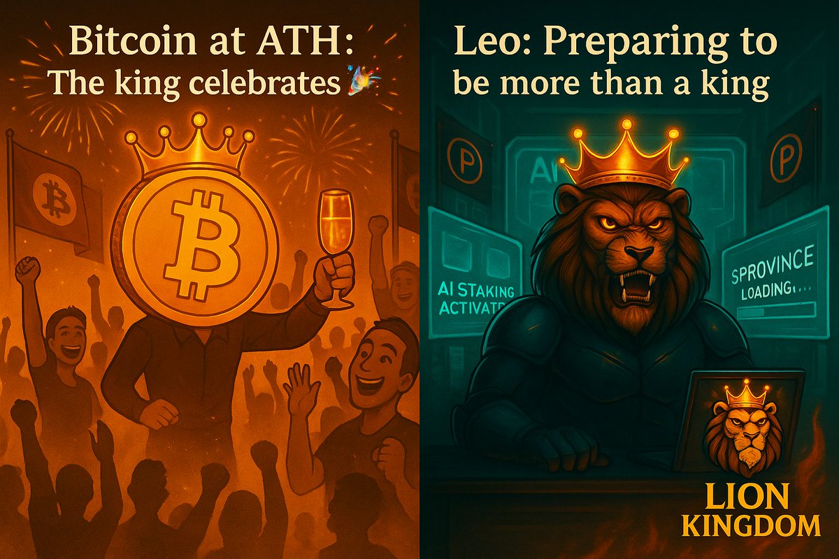 province_Ai's tweet photo. While Bitcoin throws a party…
🦁Leo is building a kingdom. 👑
Meme + AI + Staking = $PROVINCE
The next era of crypto isn’t just price. It’s purpose.
#ProvinceToken #LeoBuilds #NextCryptoKing #BitcoinATH #AIxCrypto #StakeAndRule https://t.co/n5hwWoBCJZ