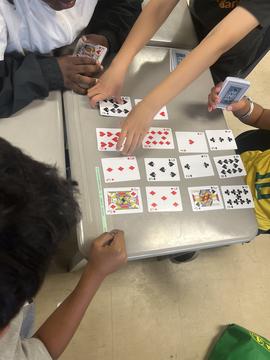 New day and a new game for the Gr3s <a href="/TDSBGatewayPS/">Gateway PS</a> . Today we played a version of I Spy Addition, where students  look for card combinations for “sums” spied by the caller. Lots of giggles today as students found multiple combinations <a href="/TDSBmath/">TDSB Mathematics & Numeracy</a> <a href="/ldilworth1/">Lisa Dilworth</a> <a href="/npersaudLC4/">NadiraPersaud-FOS14/LC2</a>