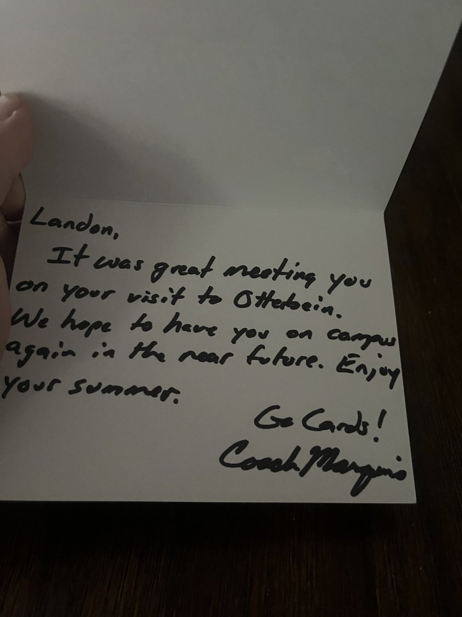 Landon Hittle (@landon_hittle2) on Twitter photo Thank you <a href="/CoachMarquis/">Dave Marquis</a> for the hand written letter !! See you guys soon <a href="/Ott_Football/">Otterbein University Football</a> !! <a href="/BurgFBCoach/">Nick Ayers</a> <a href="/CoachHines_13/">Coach Hines</a> <a href="/CoachGrant74/">Ian Grant</a> <a href="/CoachKennedy6_/">Jake Kennedy</a> Thank you <a href="/CoachMarquis/">Dave Marquis</a> for the hand written letter !! See you guys soon <a href="/Ott_Football/">Otterbein University Football</a> !! <a href="/BurgFBCoach/">Nick Ayers</a> <a href="/CoachHines_13/">Coach Hines</a> <a href="/CoachGrant74/">Ian Grant</a> <a href="/CoachKennedy6_/">Jake Kennedy</a>