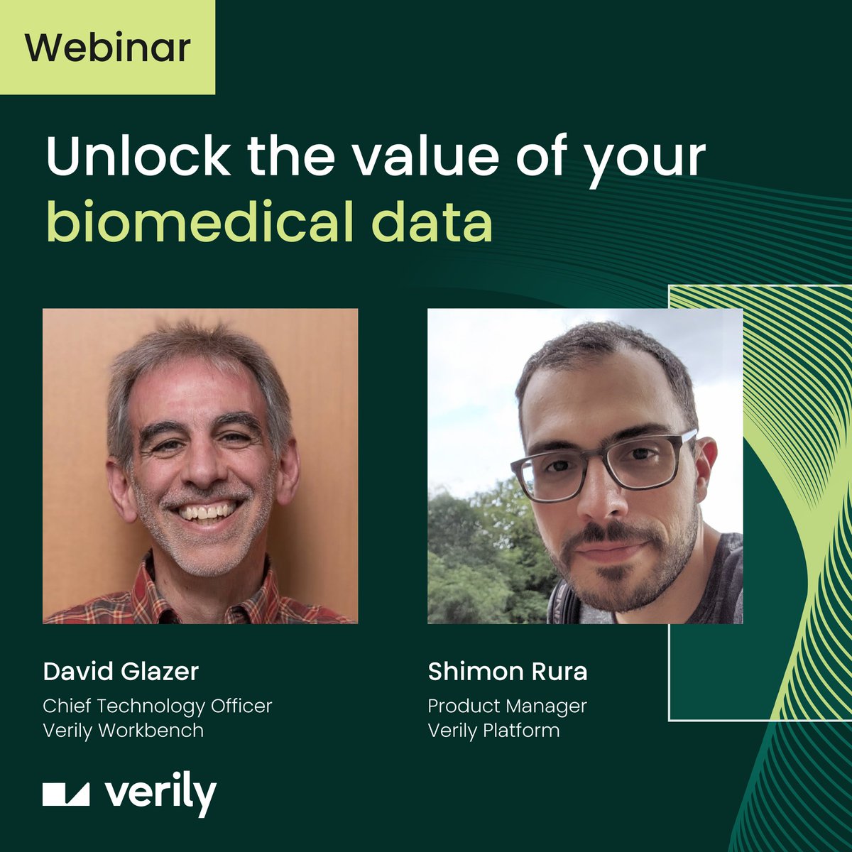 Don’t miss the live discussion with Verily experts David Glazer and Shimon Rura on 6/3 to learn how Workbench can help researchers unlock the value of healthcare data.

Register now: veri.ly/43qMRWH