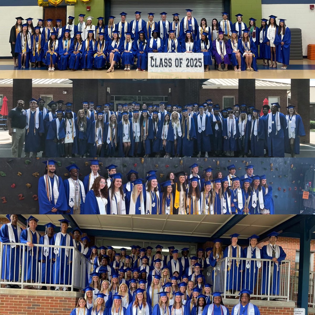 A WALK TO REMEMBER🎉🎓✨: For more than 680 Auburn High School Seniors, the final steps of their student journey culminate tomorrow evening during the Commencement Ceremony that starts at 7pm in Duck Samford Stadium!
•
Seeing future graduates visit their previous schools is a