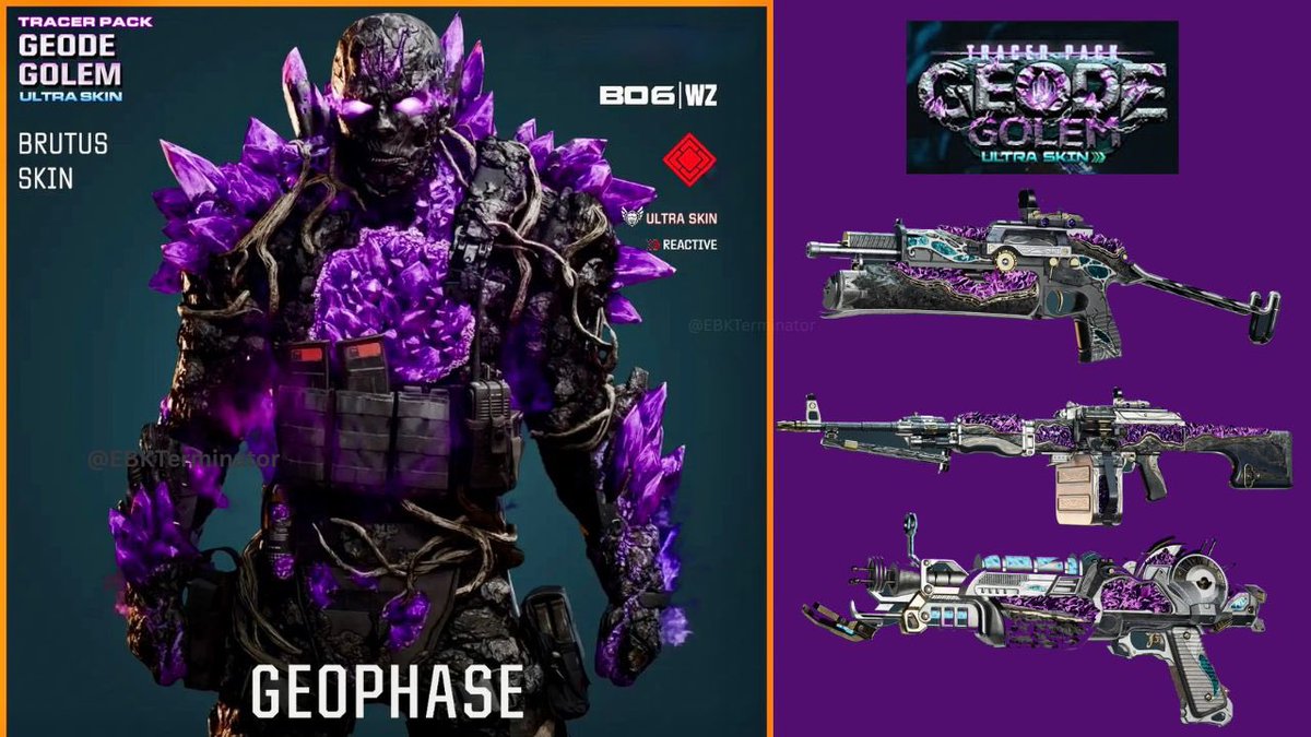 💥🎮  New Video! 🎮💥

🔥 NEW Geode Golem Ultra Tracer Pack Bundle Review + Gameplay! 🔥
👇👇

youtu.be/BaCOvrrmndU

Retweet! 👍

#Warzone #EBKTerminator

m.youtube.com/@EBKTerminator