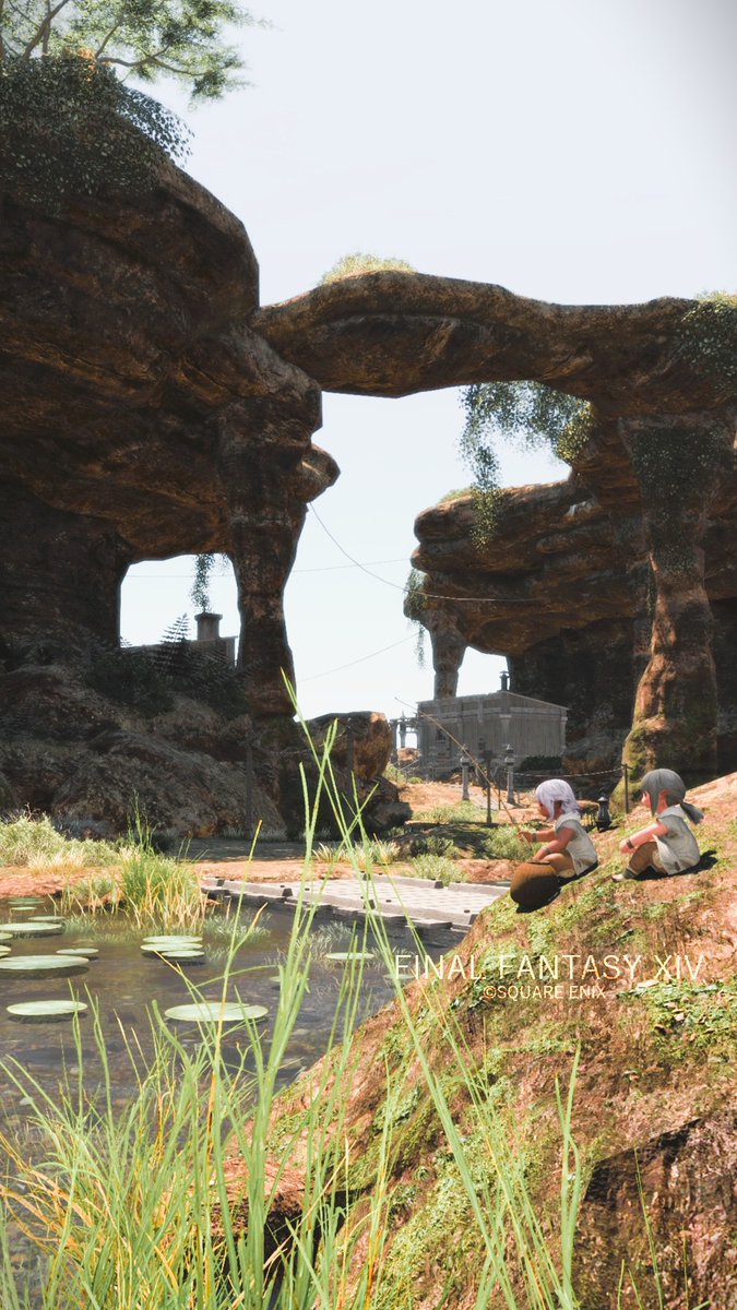 何釣れるの～？

#FF14 #FF14SS #FF14風景