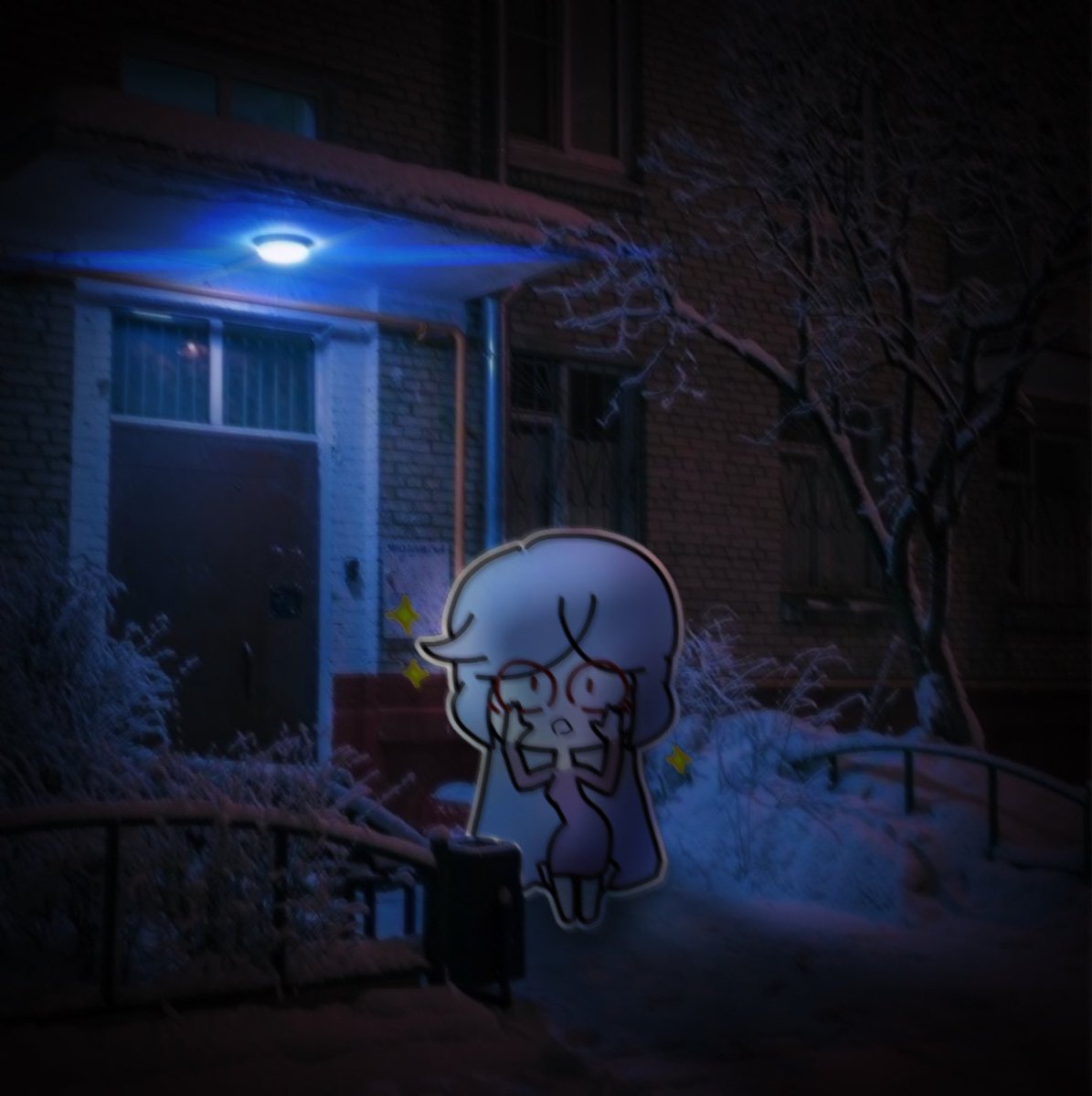 SPoint2009's tweet photo. I want to return in the Winter of 2023…

She was so beautiful and memorable.
💔🧊🌨️

(Susie art in the photo-> @Chester0ka )

#dsand00 #myghostfriend https://t.co/o8J3rbsX79