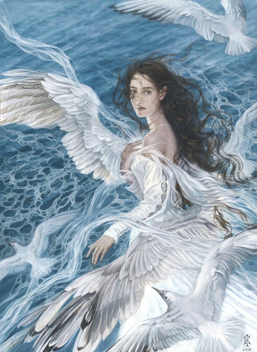 wizard_wheels's tweet photo. But Elwing with the Silmaril upon her breast had cast herself into the sea, but it was not lost. For Ulmo bore up Elwing out of the waves & he gave her the likeness of a great white bird, & upon her breast there shone as a star the Silmaril.
#TheSilmarillion #Tolkien #Elwing https://t.co/yqsk09w2F6