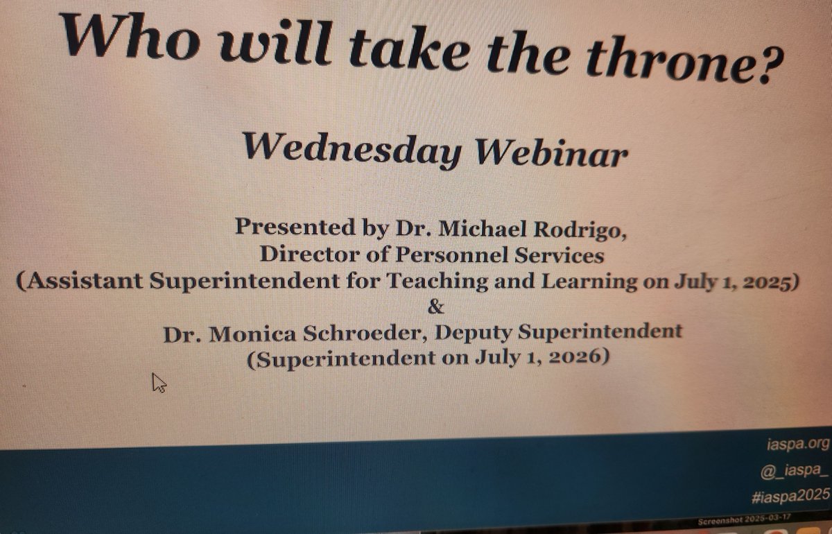 #WebinarWednesday was mission critical 🚀 today! Succession planning requires intentionality &amp; an understanding of your org.'s climate &amp; culture.
✅ Who is retiring within the next 5️⃣ years?
✅ How mission critical is the role? Unable to function w/o it. #ILHRLeaders #112leads