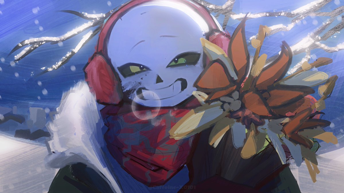 💐🌨🎧

完成✅
---
#undertale #Undertaleau #inksans