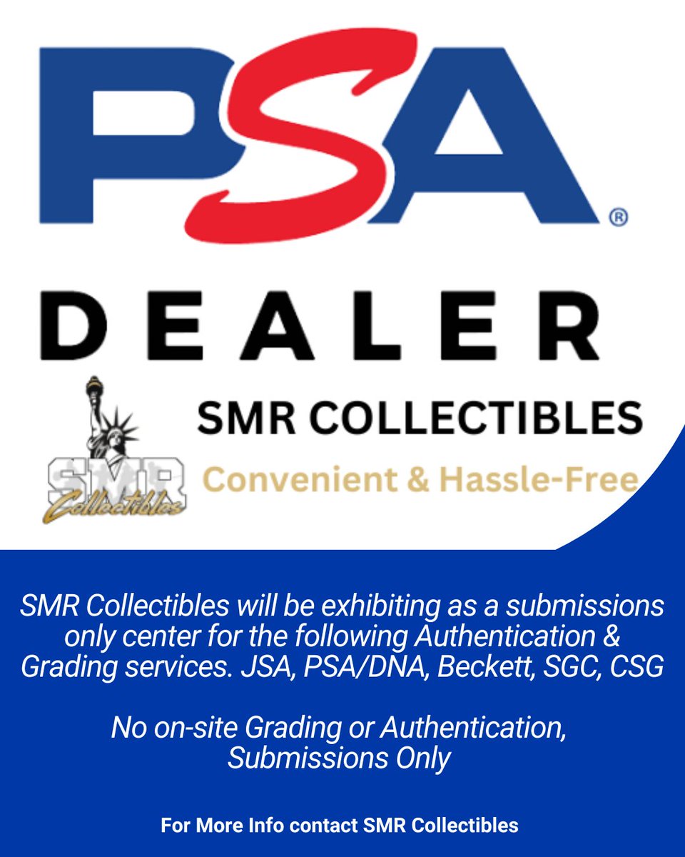 On May 25th, come down to the Hofstra University Sports Card and Memorabilia show located in Hempstead New York at Hofstra University. Take the Meadowbrook Parkway to exit M4, Hofstra University is located 1/2 mile on the right hand side.

Buy Sell &amp; Trade your Sports cards and