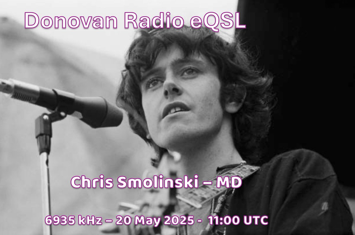 A big thank you to shortwave pirate radio station  Donovan Radio, this #eQSL for their broadcast yesterday morning arrived shortly after my report posted on the HFUnderground.com forum. Thanks!