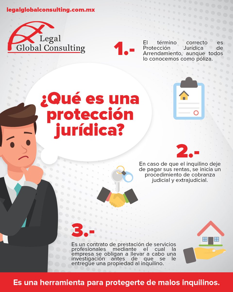LegalGlobalC's tweet photo. ¡🛡️🇲🇽 Conoce nuestros servicios de primer nivel!

Somos líderes en la gestión de Pólizas Jurídicas para la renta de inmuebles con más de 20 años de experiencia.

Contáctanos: 👇🏻
55 5363 6140 / 55 5360 6882
https://t.co/zHOM5CezJ6

#LegalGlobalConsulting #LaMejorRedDeProtección https://t.co/a6y7TLf8sM