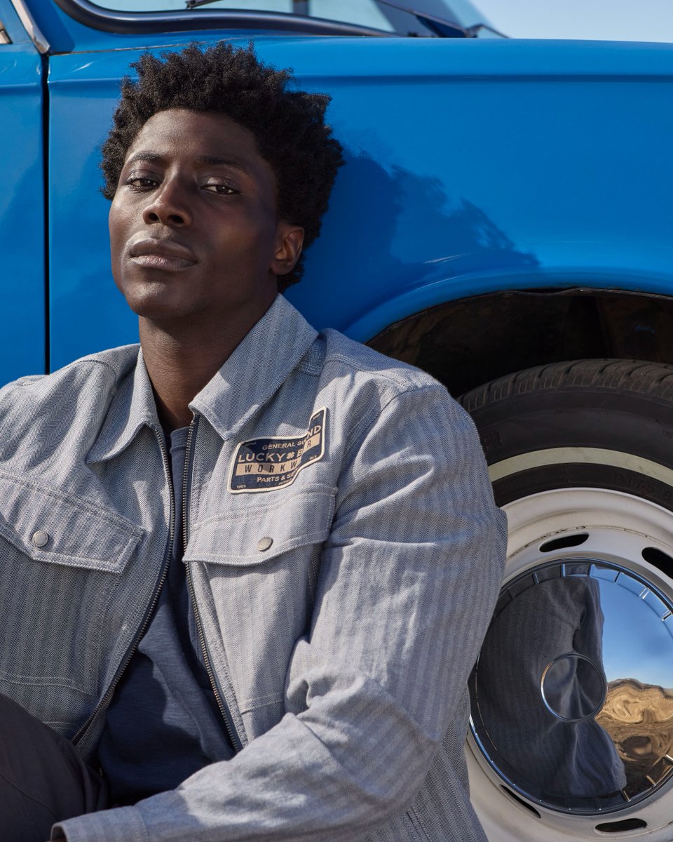 Classic roots. Modern grind. The workwear collection is here—find it on LuckyBrand.com.