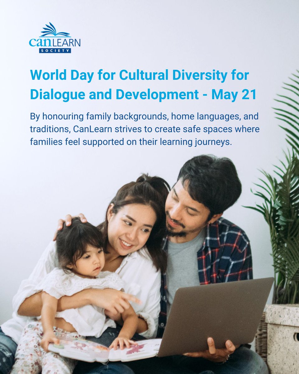 On #WorldCulturalDiversityDay we celebrate the richness that cultural diversity brings to learning and community.⁠

Our family literacy programs support new Canadian families to build literacy skills through play-based learning. Read more here: buff.ly/xayOUNT