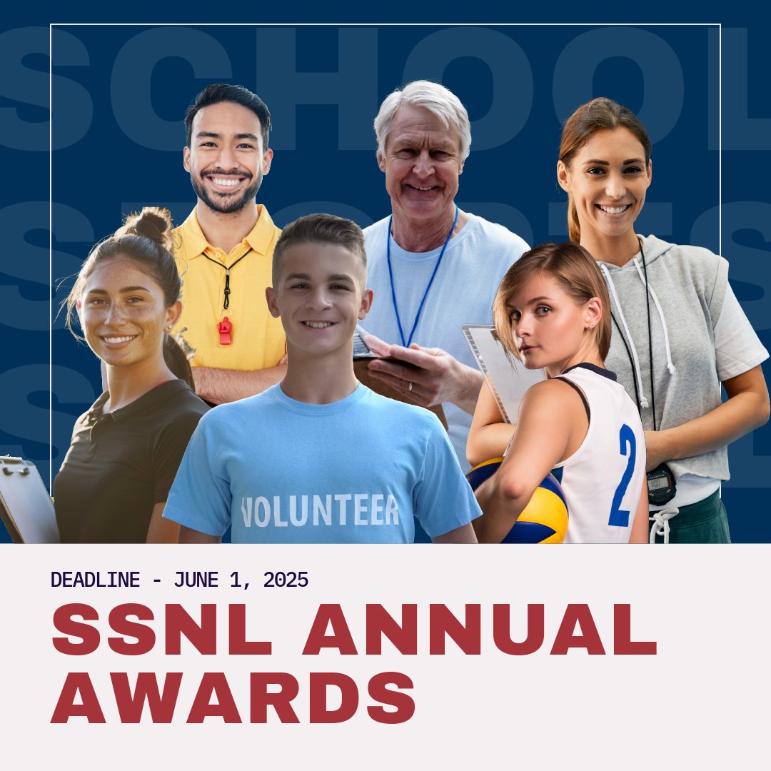 ⏰ Just ONE WEEK remaining to Nominate! 🏆

We're handing the power over to you to highlight the amazing coaches, volunteers and student-athletes at your school. Together, let's give them the recognition they deserve!

🕒 Deadline: June 1, 2025

Nominate: ssnl.online/Annual-Awards