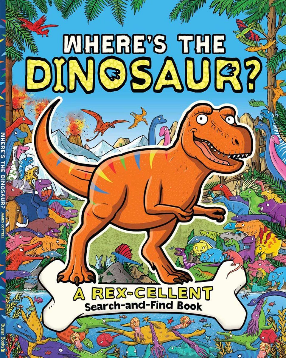 nb_illustration's tweet image. JAMES COTTELL - WHERE"S THE DINOSAUR - BUSTER BOOKS

#nbillustration #illustratorsofinstagram #illustration #art #design #print #digital #digitalart #londonagency #artofinstagram #designlondon #childrensbooks #dinosuars #books #colouring