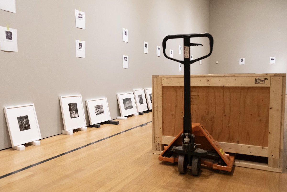 📷 Installation is underway for “Discovering Ansel Adams,” opening June 7. Visit the link in our bio to buy tickets to the exhibition today!